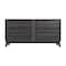 Flash Furniture Hatfield 60 Inch 4 Door Storage Buffet Sideboard, TV Stand for up to 64 TV's, Black Wash EM-0372-BK-GG - alternate 3